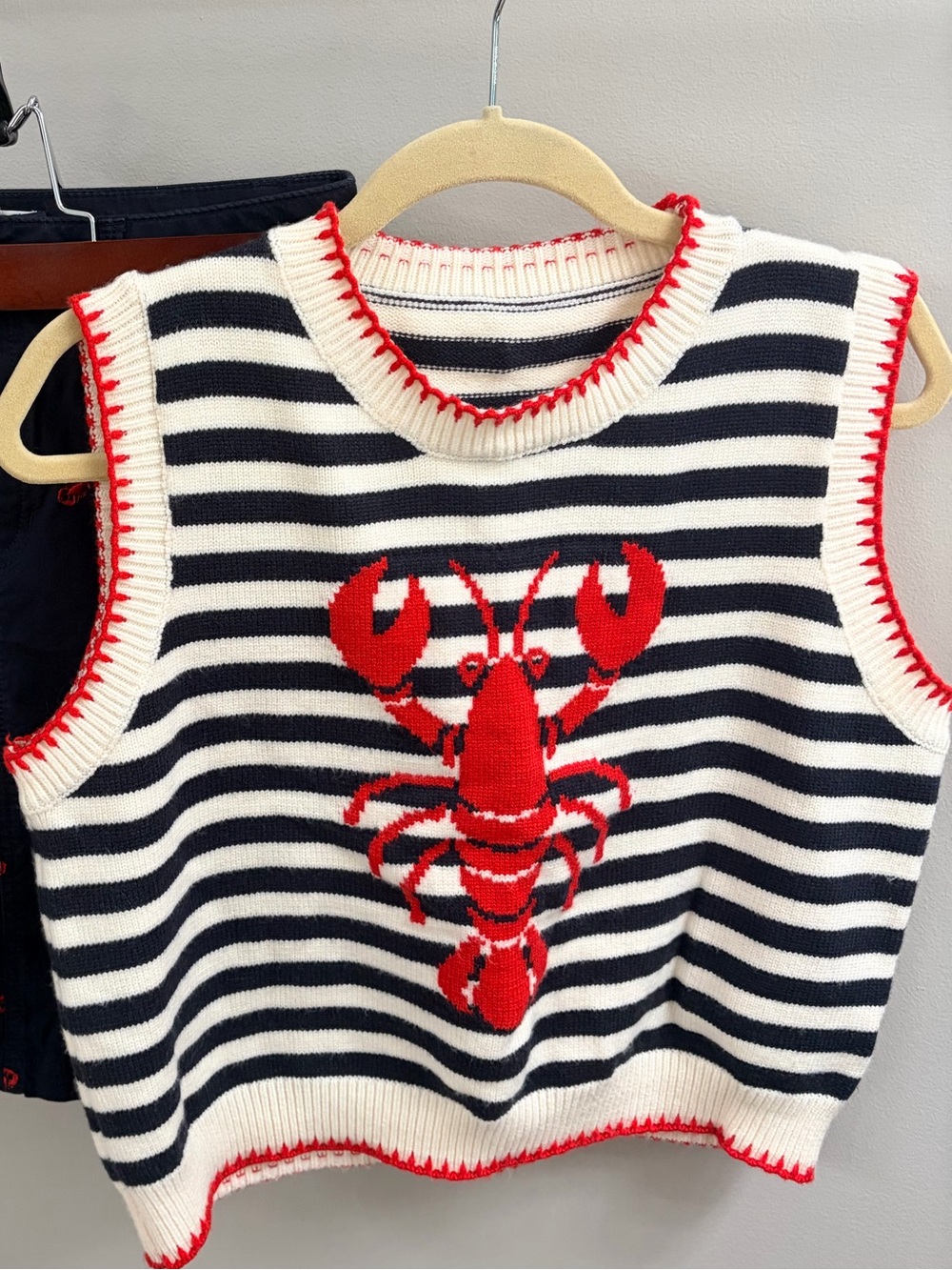 Striped lobster Knit Top - Picture 2 of 3
